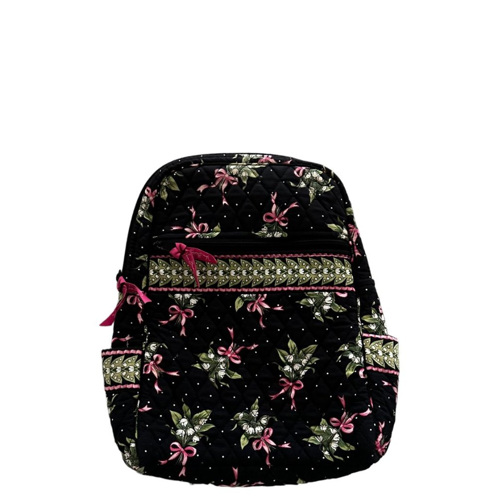 Vera Bradley New Hope Pink Ribbon Backpack Retired Gently Used